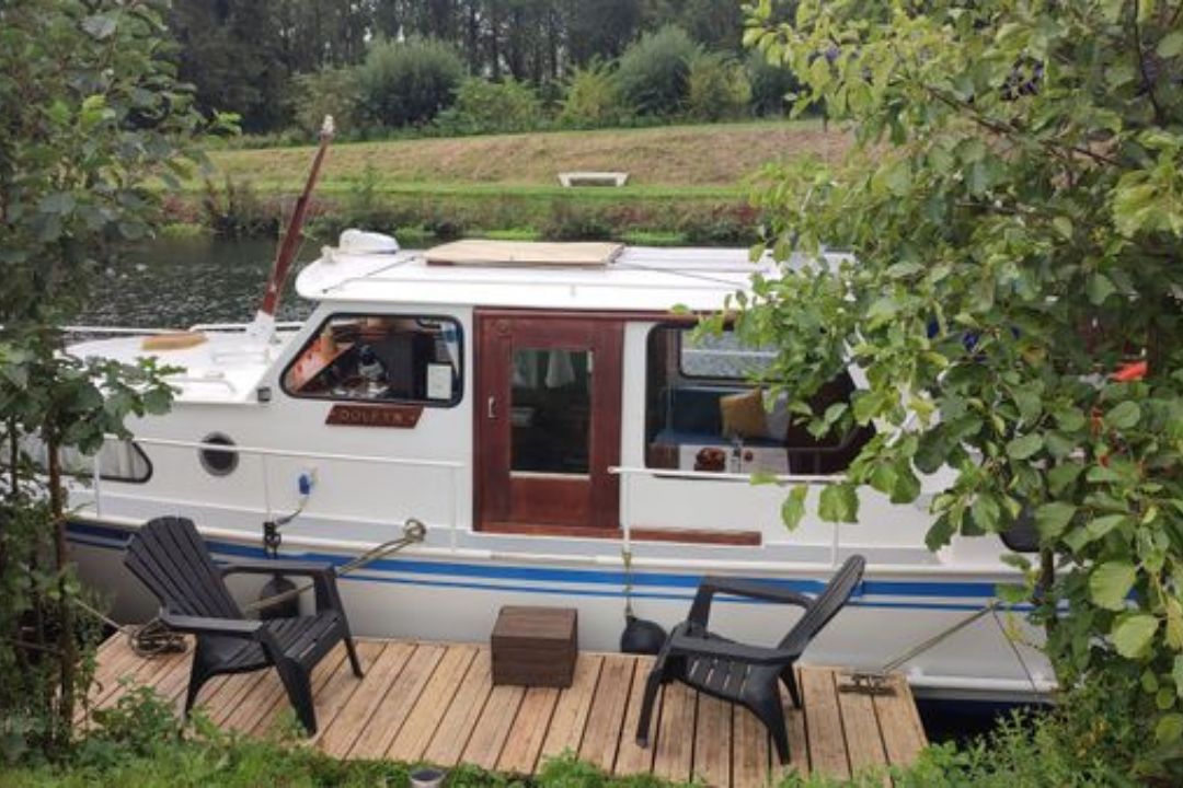 Le bateau Dolfyn à Eaucourt-sur-Somme